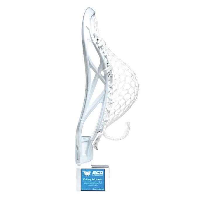 ECD Delta Strung Lacrosse Head - White
