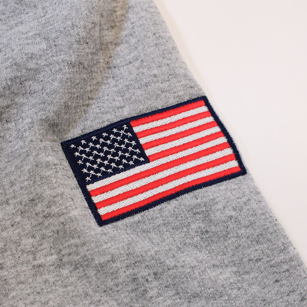 USA LU Youth Grey Lacrosse Hoodie