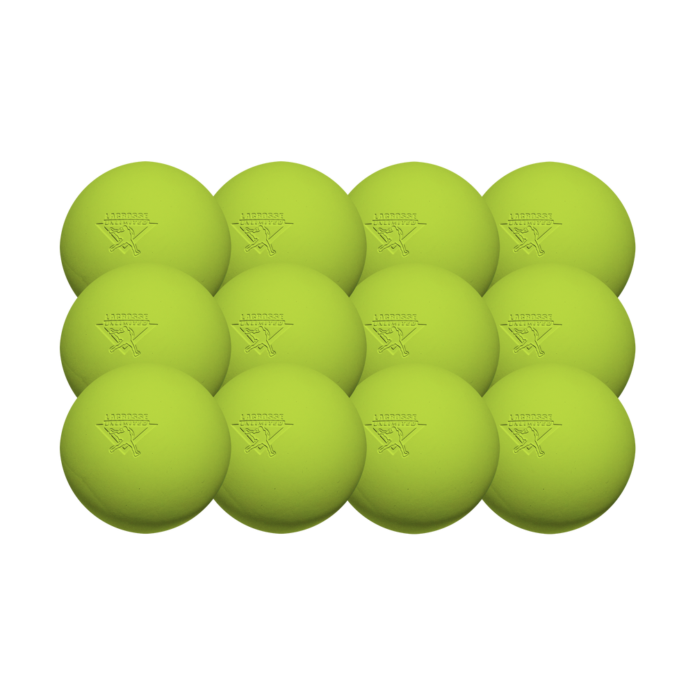 Green Lacrosse Balls- Dozen