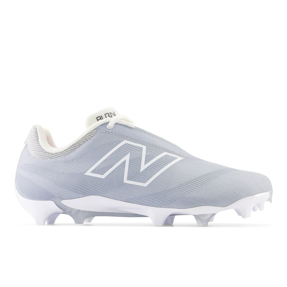 New Balance Burn X4 Lacrosse Cleats - Grey
