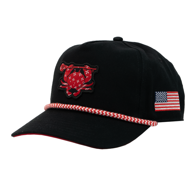 ECD Red Bandana Lacrosse Hat 