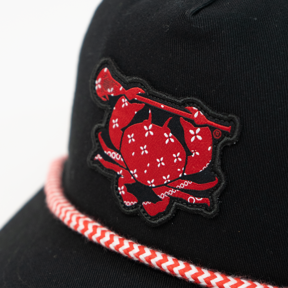 ECD Red Bandana Lacrosse Hat 