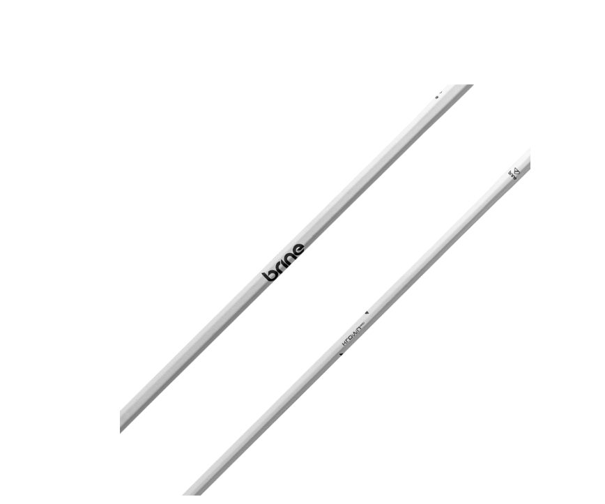 Brine Krown Pro Carbon Women's Lacrosse Shaft- White
