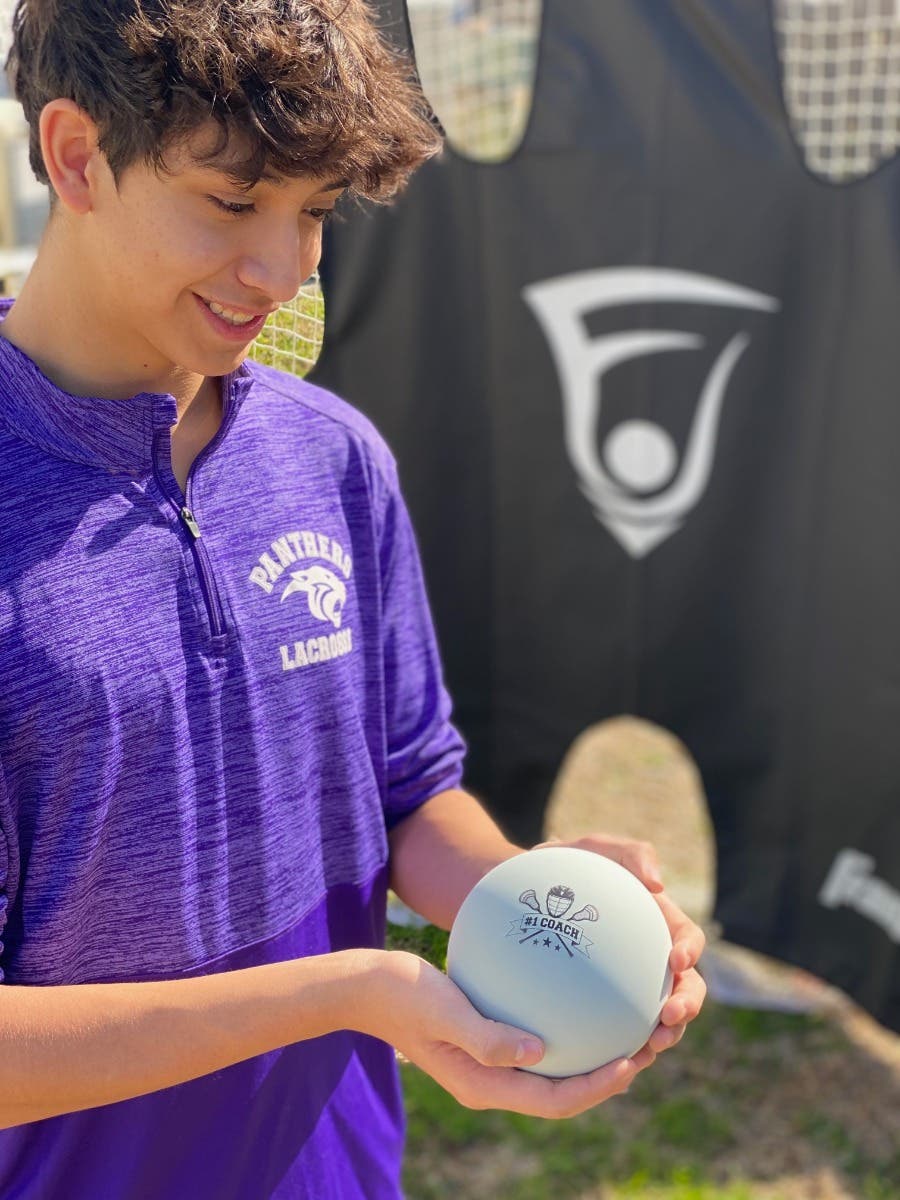signable lacrosse ball