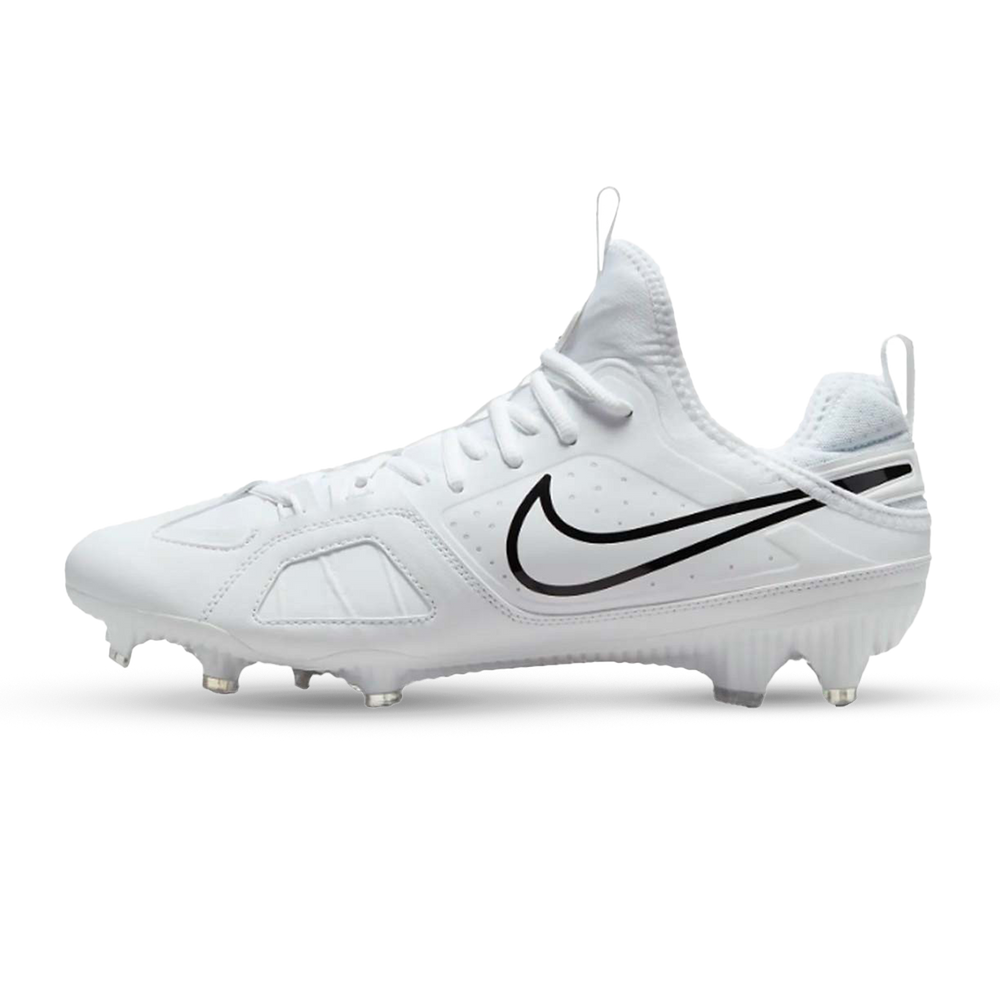 Nike Huarache 9 Varsity Lacrosse Cleats - White / Black