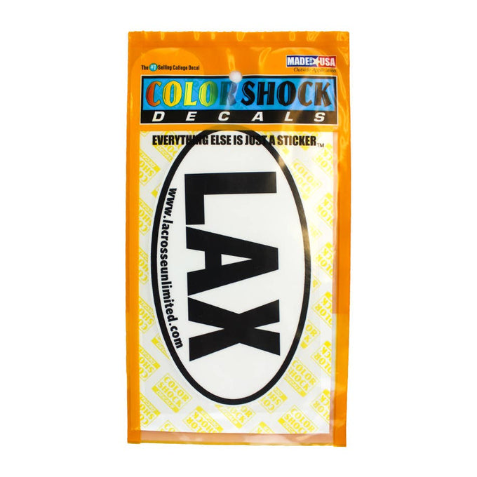 Lax Oval Decal