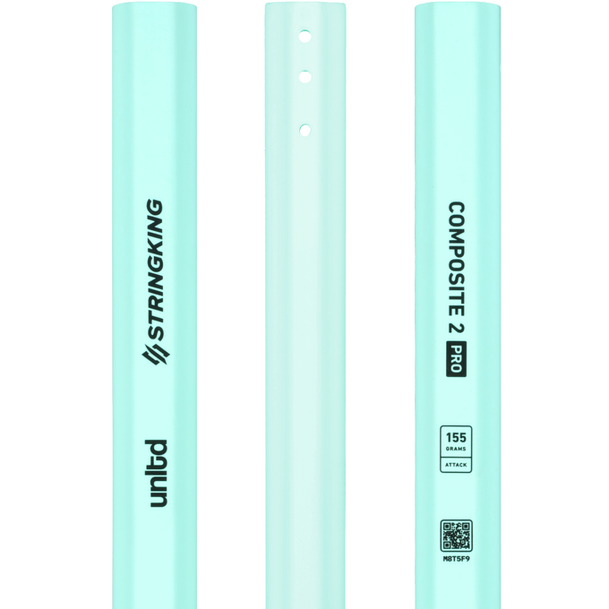 StringKing Composite 2 Pro LE  Attack Lacrosse Shaft - Teal