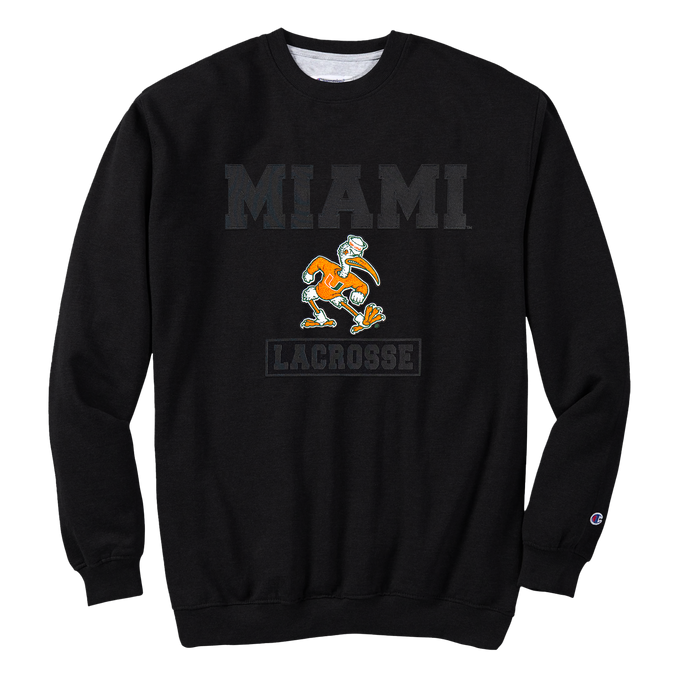 Miami U Adult Lacrosse Crewneck