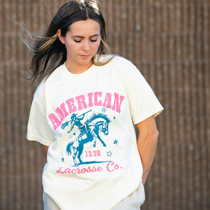 American Women's Lacrosse Tee