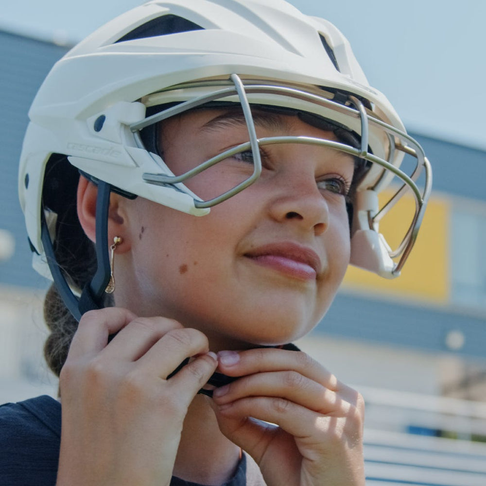 Cascade LXP Women's Lacrosse Helmet/Headgear - White
