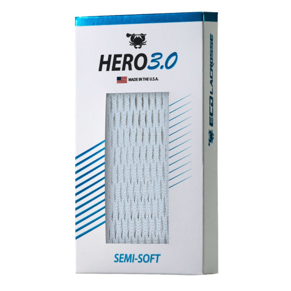 ECD Hero 3.0 Lacrosse Mesh - White