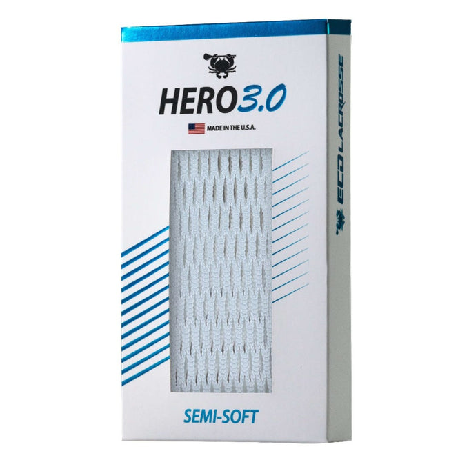 ECD Hero 3.0 Lacrosse Mesh - White