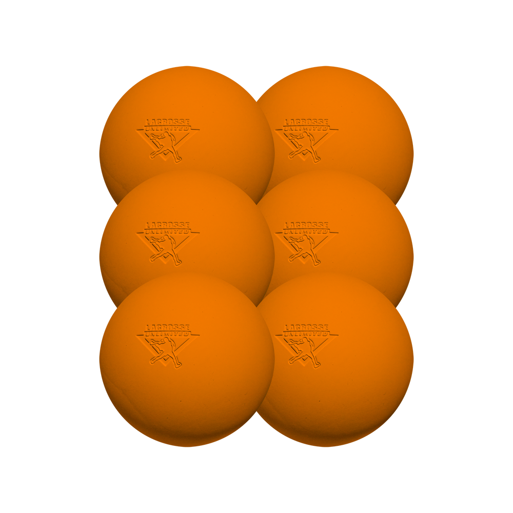 Orange Lacrosse Balls- 6 Pack