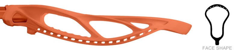 stallion 900 orange unstrung lacrosse head