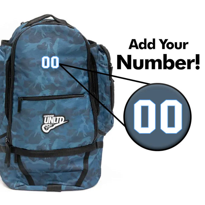 Overtime Navy Camo Adult Lacrosse Backpack