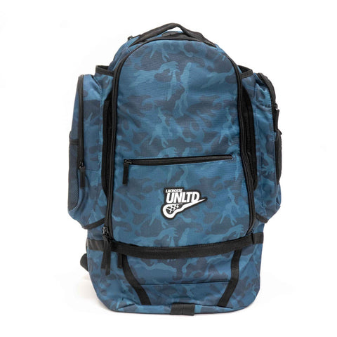 Overtime Navy Camo Adult Lacrosse Bag