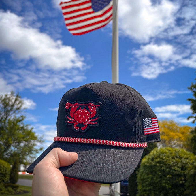 ECD Red Bandana Lacrosse Hat