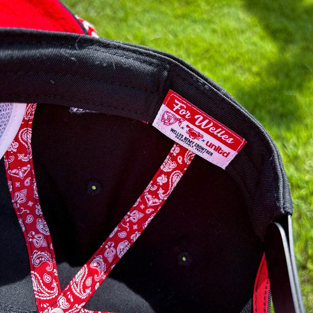 ECD Red Bandana Lacrosse Hat