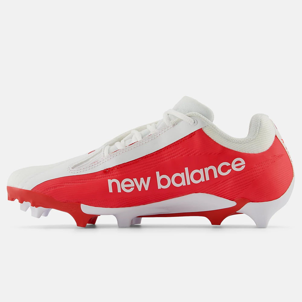 New Balance Burn X4 Lacrosse Cleats - Red