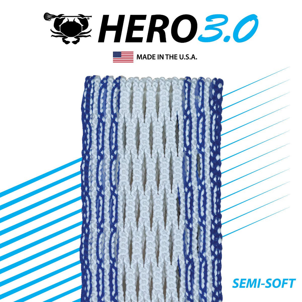 ECD Hero 3.0 Striker Lacrosse Mesh -Royal