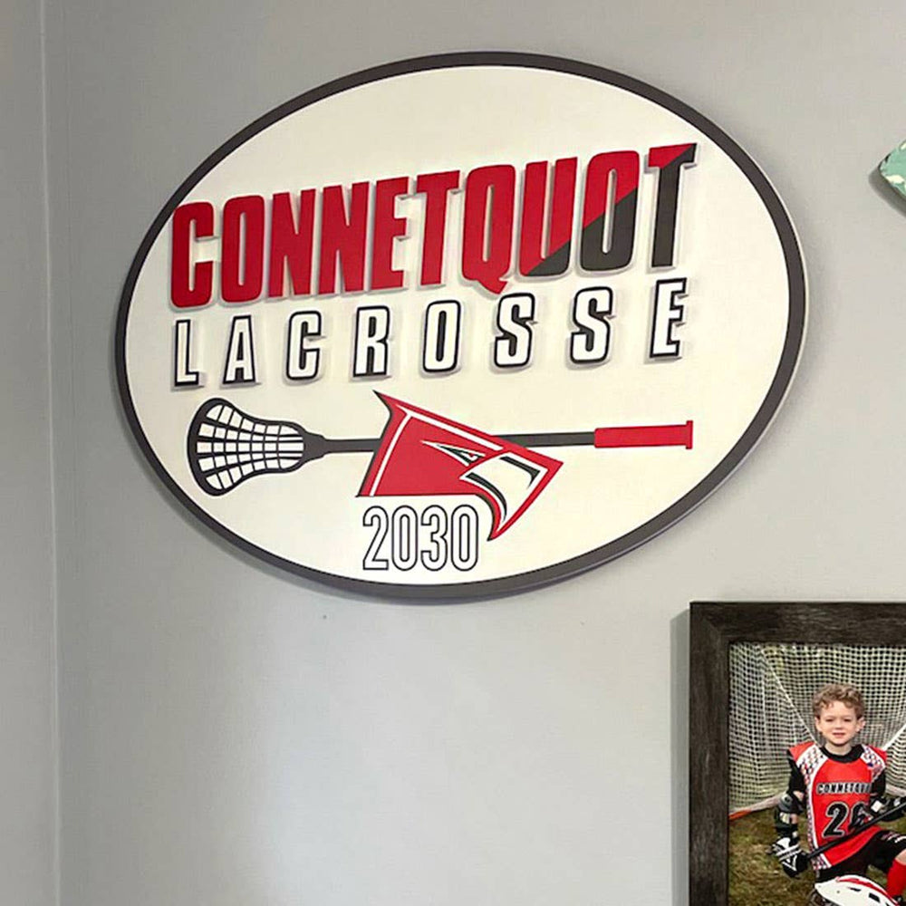 Connetquot Lacrosse Custom Sign