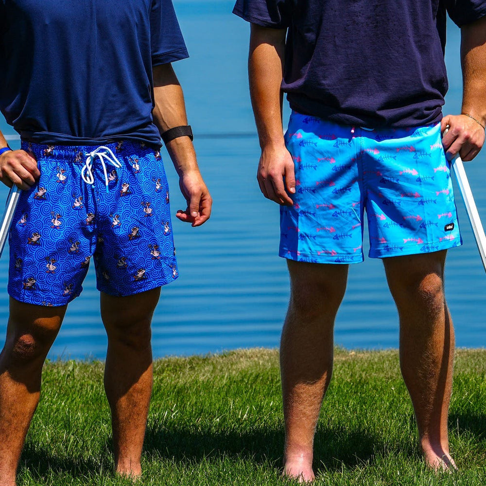 Fishbone Swim Dodge Lacrosse Shorts