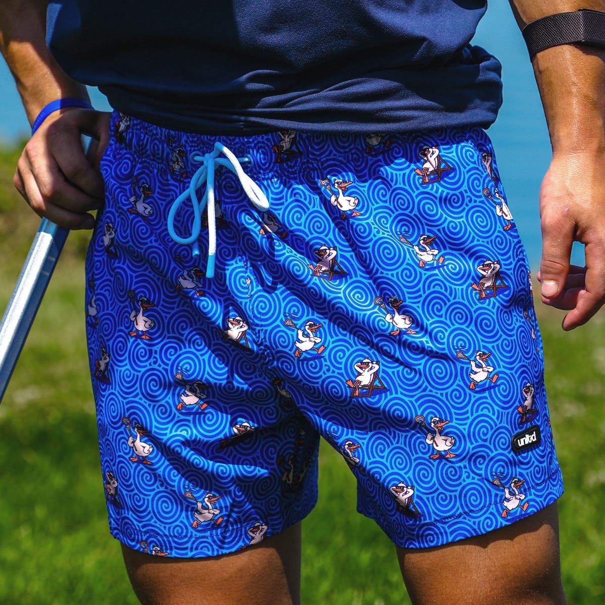 Silly Goose Swim Dodge Lacrosse Shorts