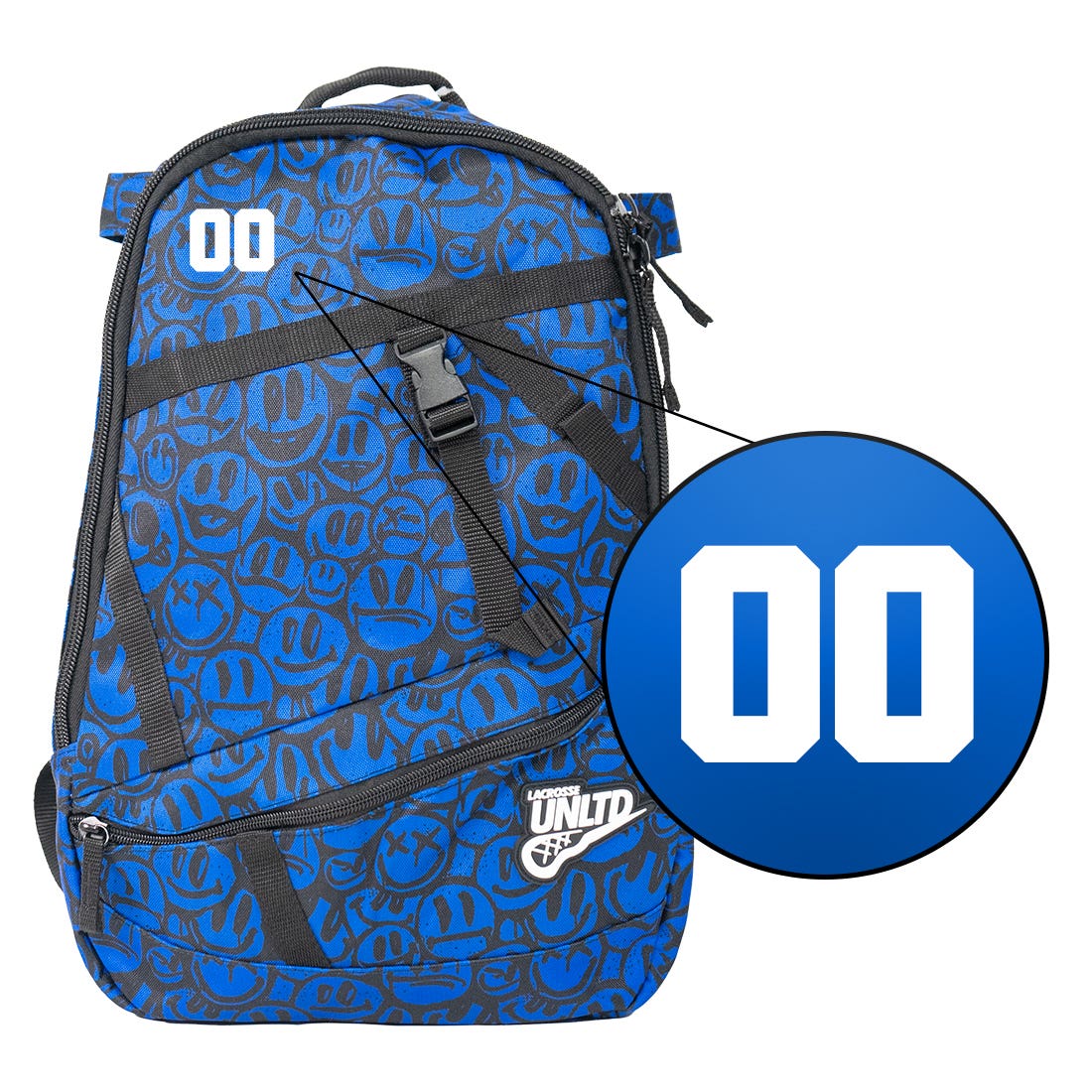 Overtime Backpack Target Overtime Smile Junior Lacrosse Backpack