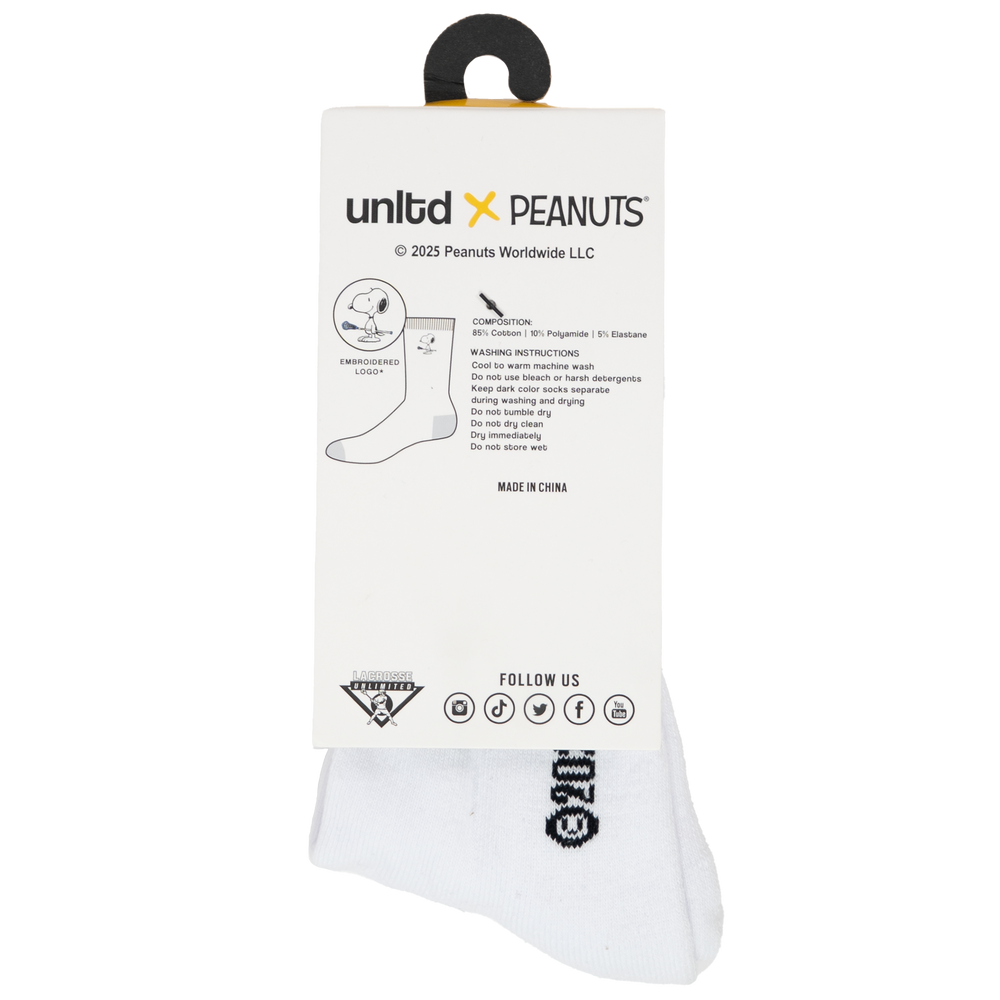 Peanuts Snoopy Lacrosse Crew Socks