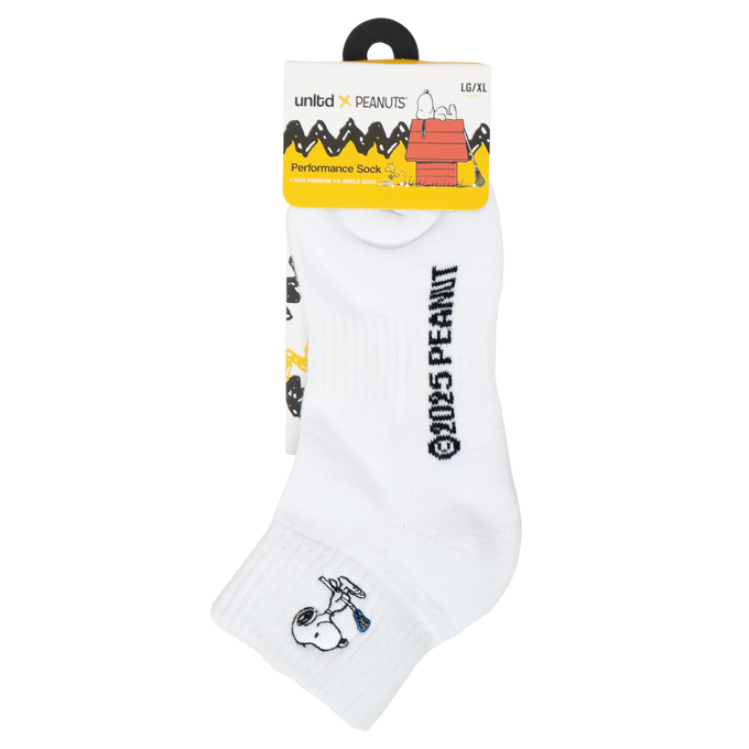 Peanuts Snoopy Lacrosse Quarter Socks