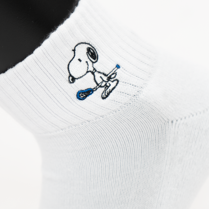Peanuts Snoopy Lacrosse Quarter Socks
