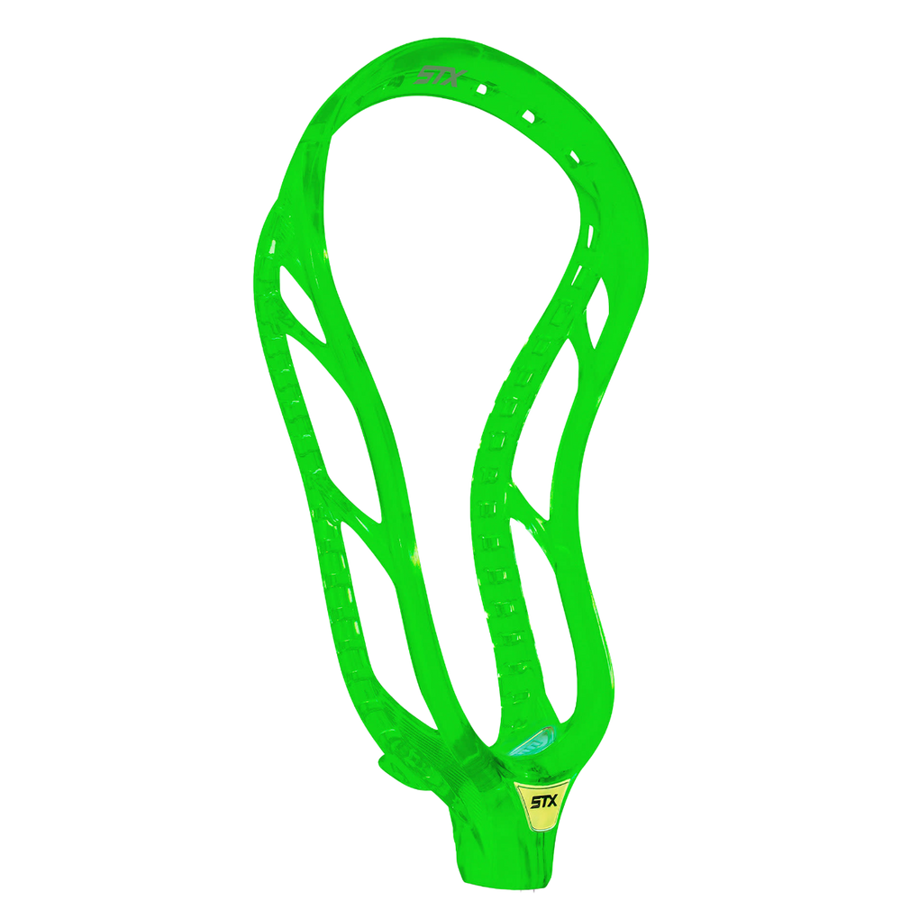 STX Stallion Prism Men's Unstrung Lacrosse Head - Slime Green