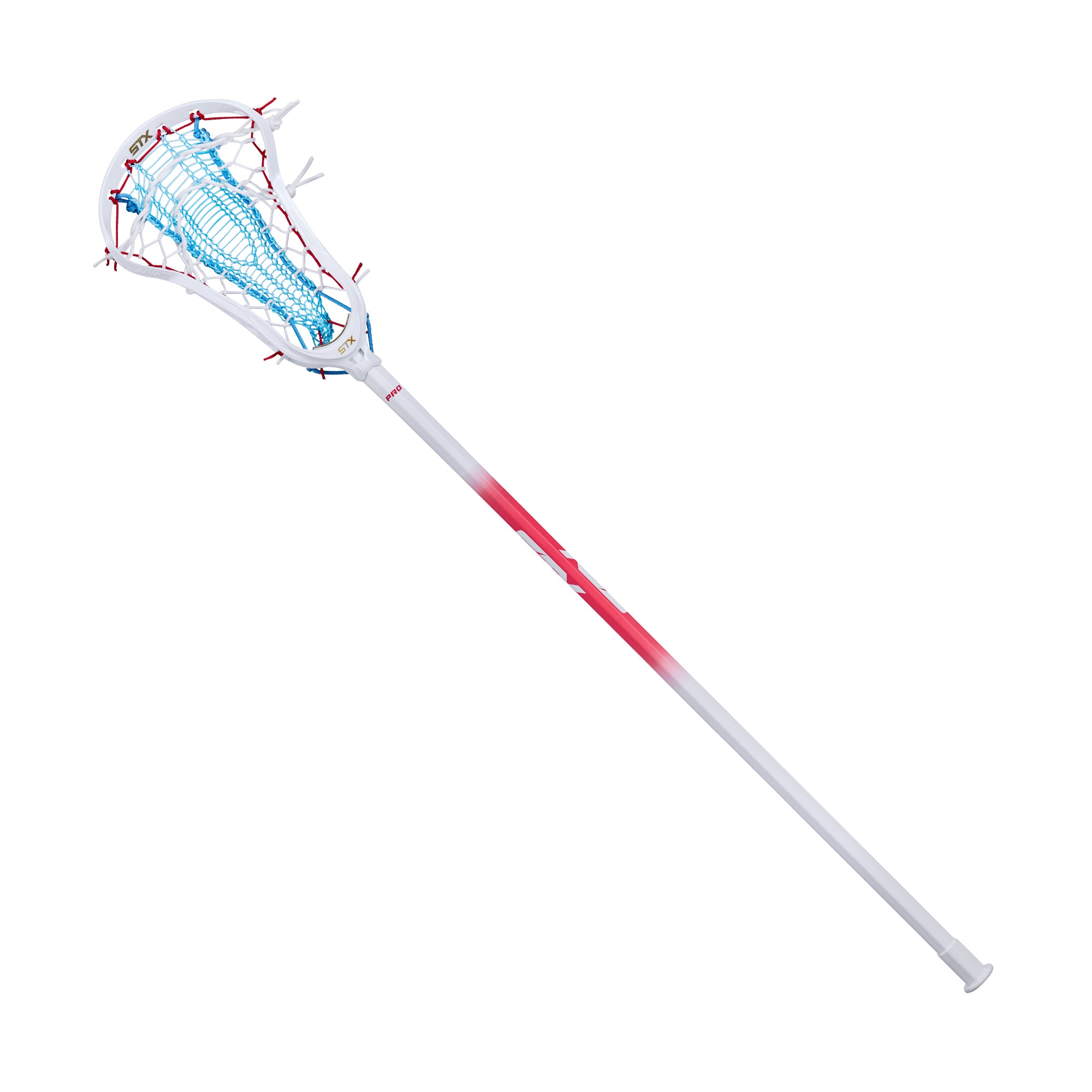 STX Aria Pro Red, White, & Blue Complete Stick With Valkyrie Pocket