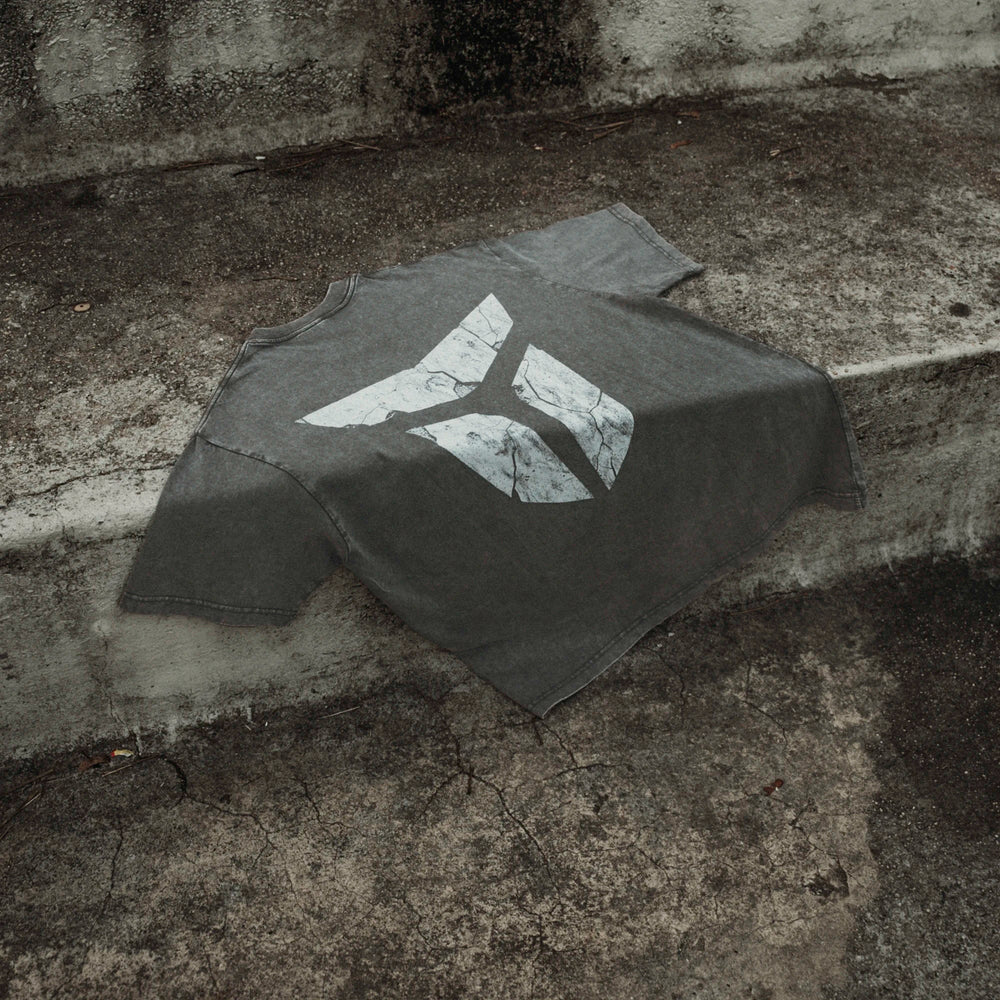 THRONE Concrete Tee Grey