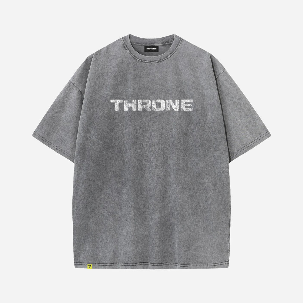THRONE Concrete Tee Grey