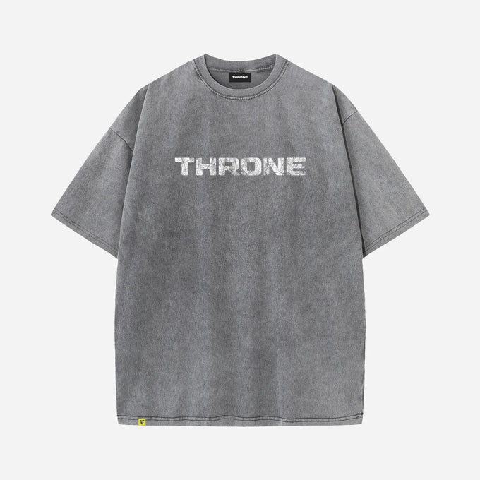 THRONE Concrete Tee Grey