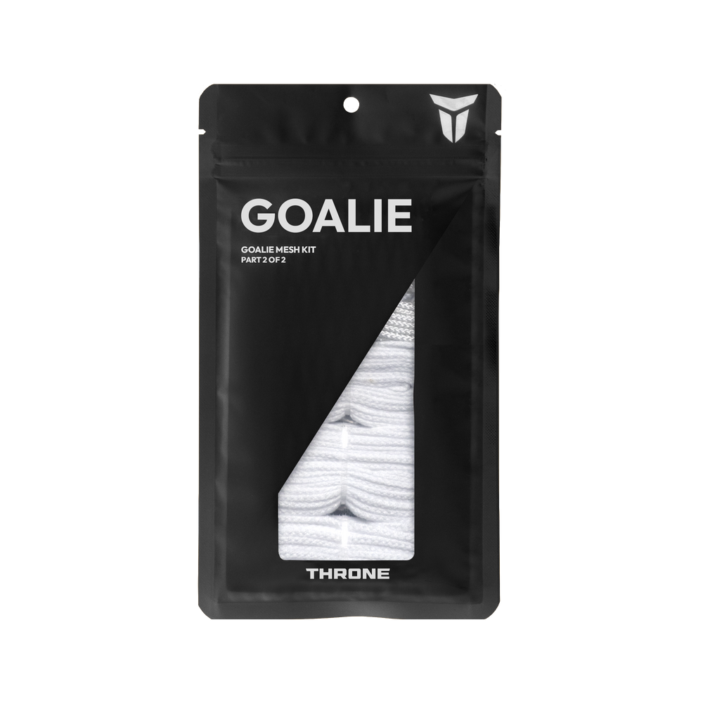 THRONE Goalie Strings - White