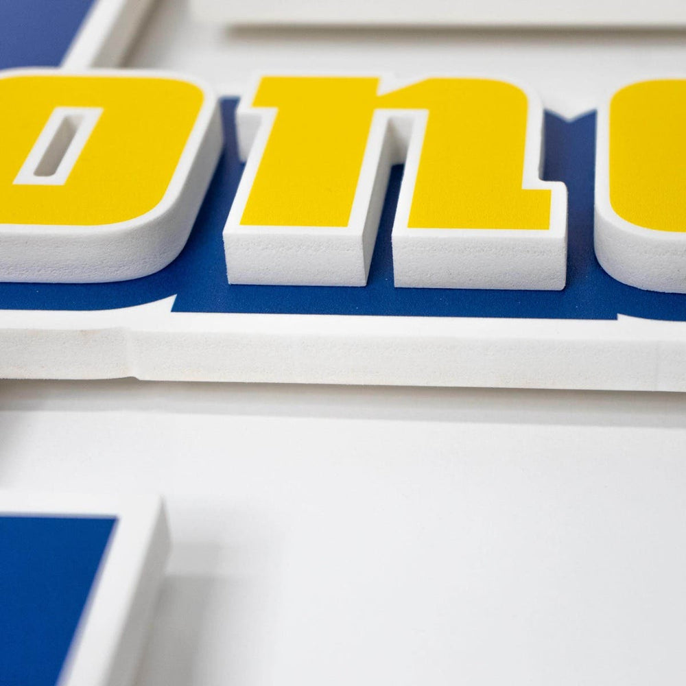 custom sign zoomed in