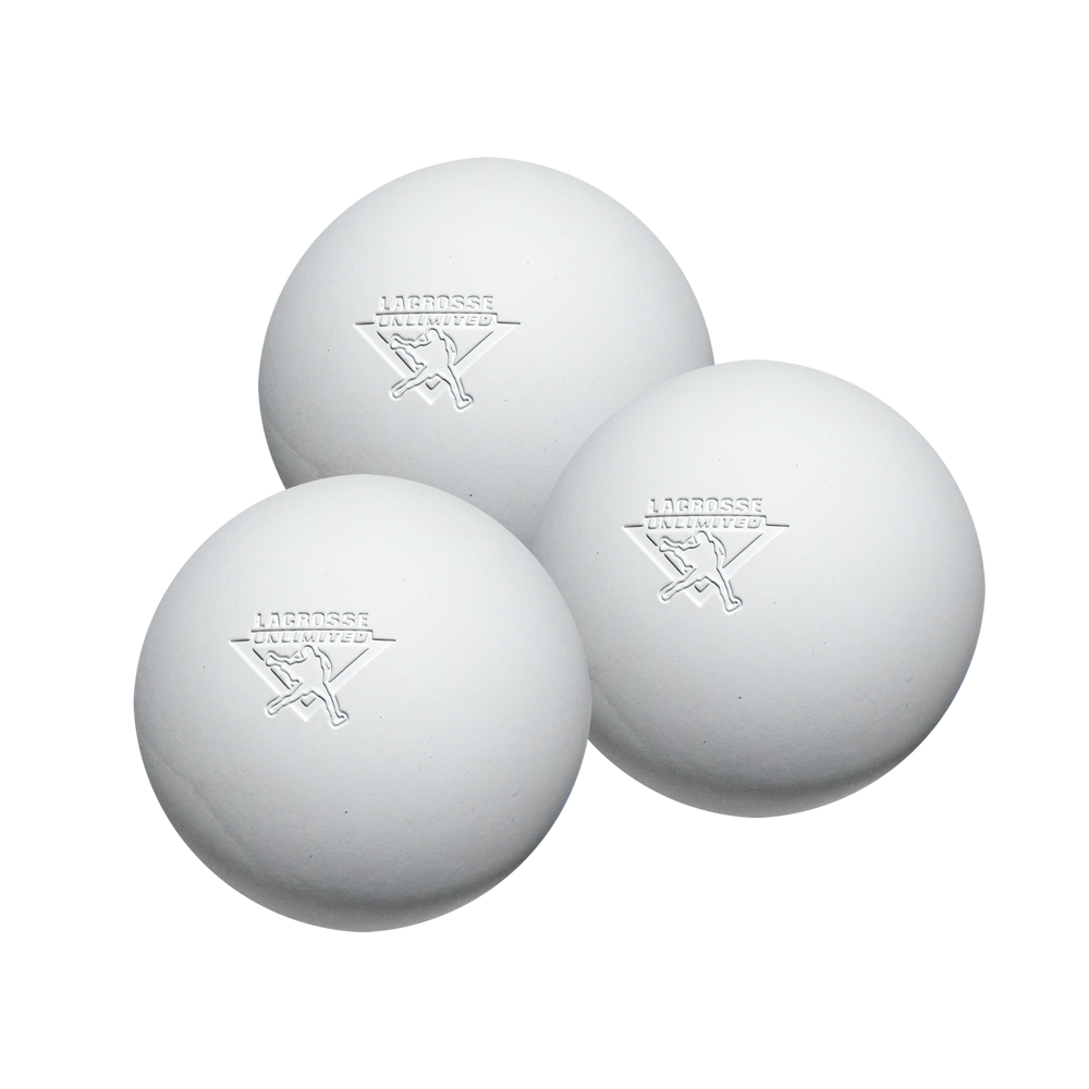 White Lacrosse Balls- 3 Pack