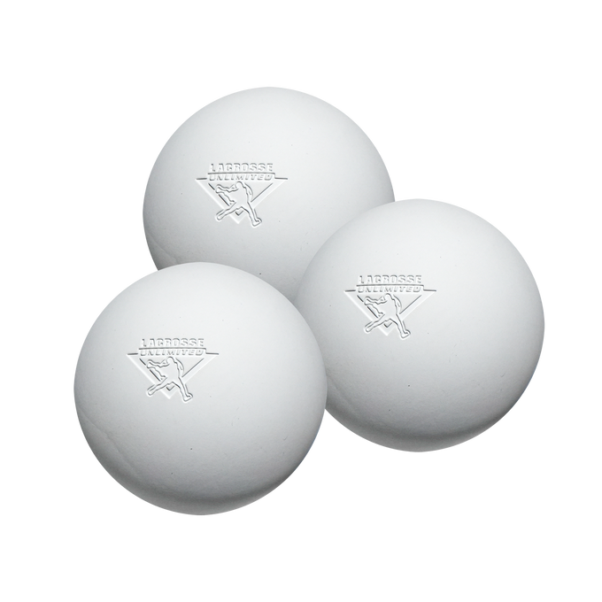 White Lacrosse Balls- 3 Pack