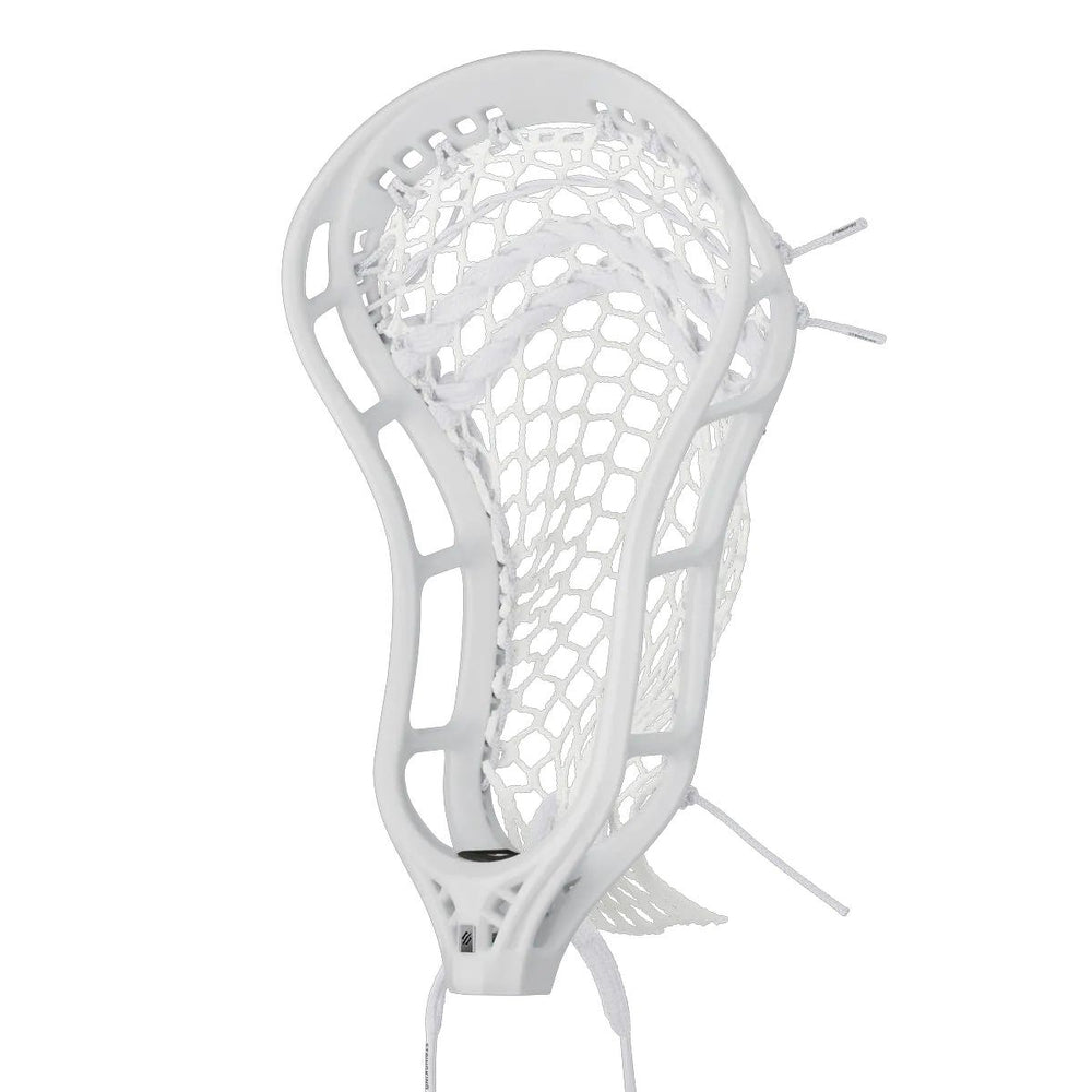 StringKing Mark 3V Strung Lacrosse Head - White