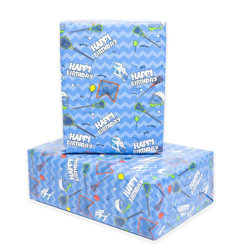 lacrosse wrapping paper