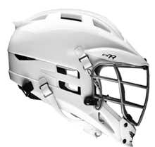 Cascade CS-R Lacrosse Helmet (White Shell/Silver Facemask)