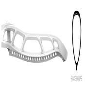 Warrior Nemesis 3 Goalie Head -Unstrung