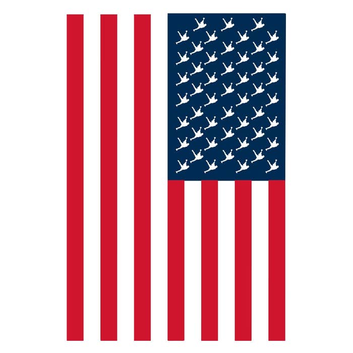 USA Jumpman Lacrosse Sign
