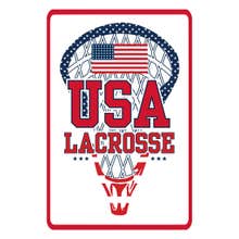 USA Stick Lacrosse Street Sign