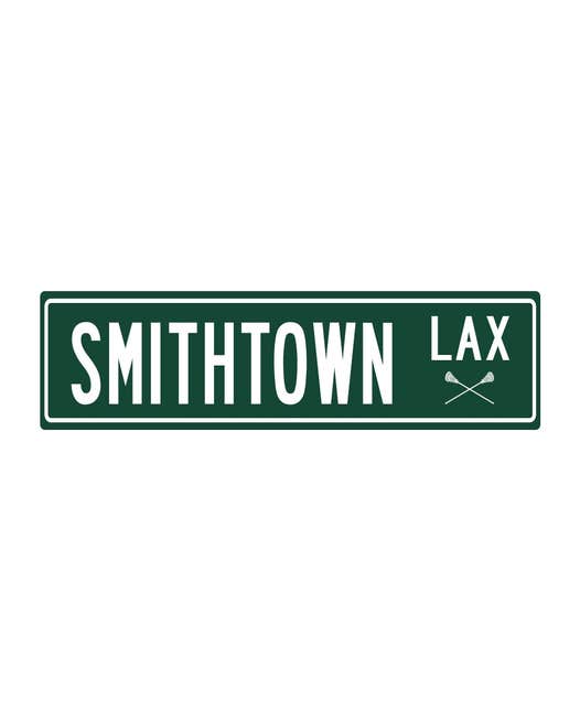 Custom Lacrosse Street Sign