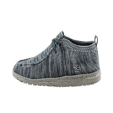 Hey Dude Wally Eco-Knit Casual Shoe Grey