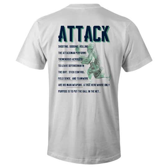 Lacrosse Attack Position Tee