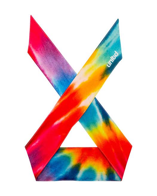 Red Tie Dye Lacrosse Head Tie